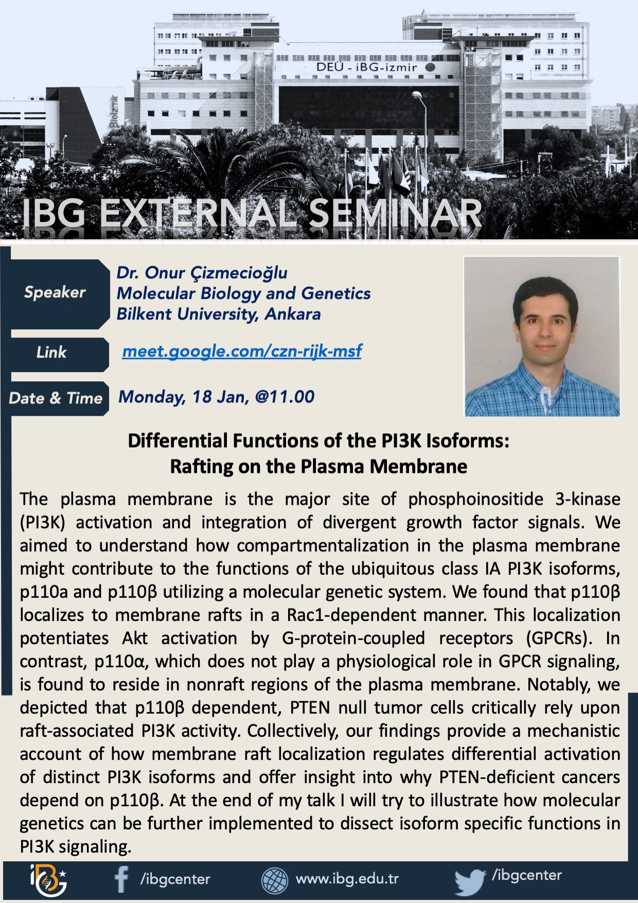 Differential Functions of the PI3K Isoforms: Rafting on the Plasma Membrane