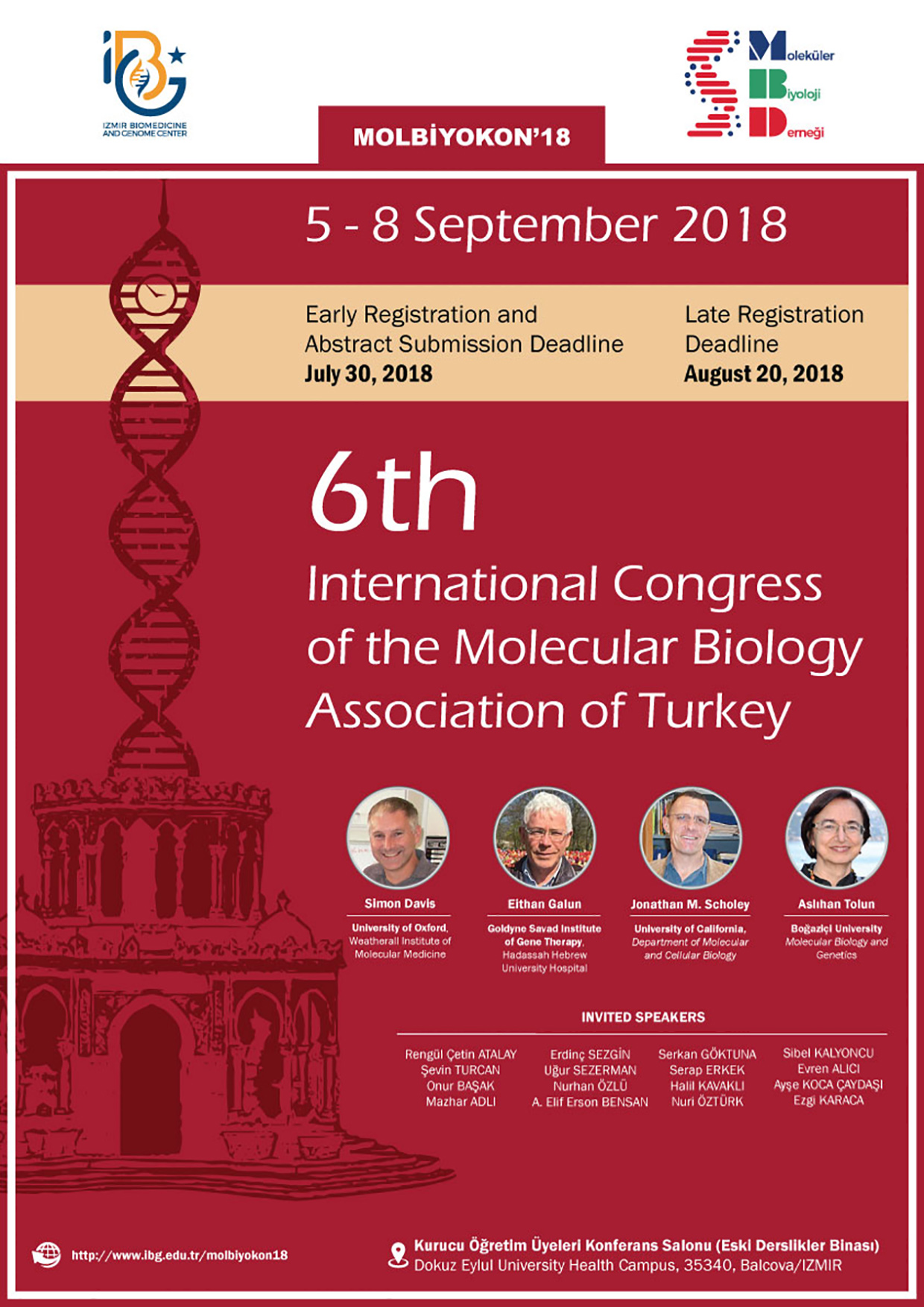 6th International Congress of the Molecular Biology Association of Turkey (MolBiyoKon)