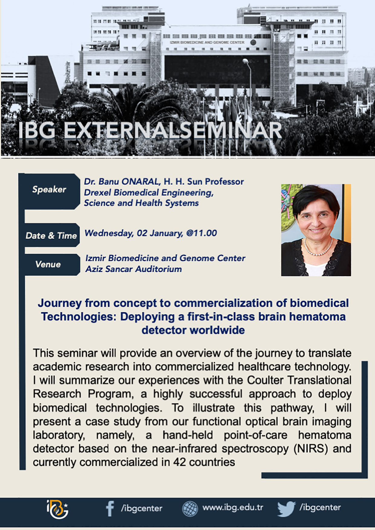 Journey from concept to commercialization of biomedical technologies: Deploying a first-in-class brain hematoma detector worldwide