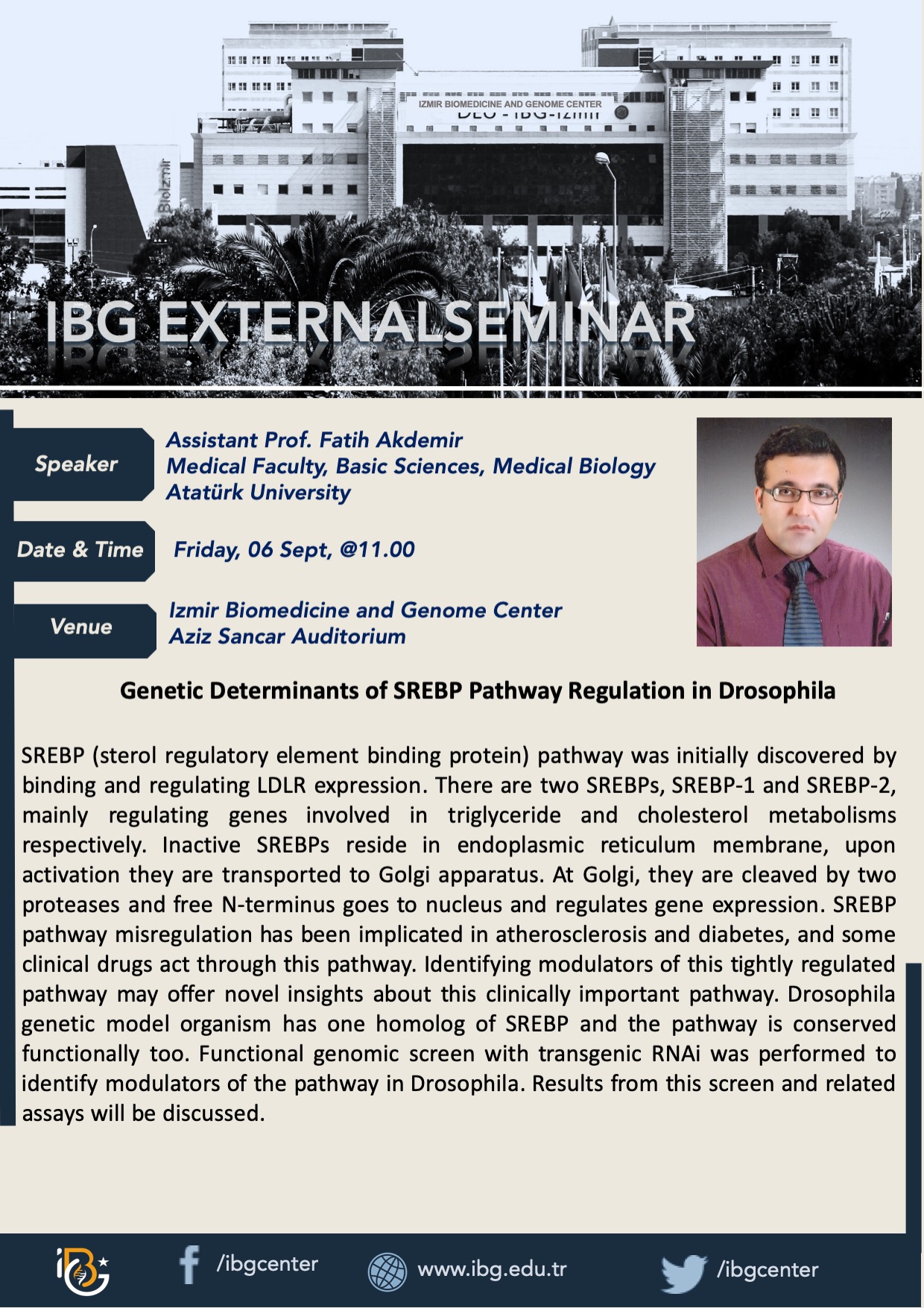 Genetic Determinants of SREBP Pathway Regulation in Drosophila